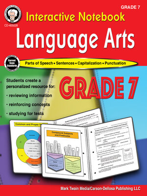 cover image of Interactive Notebook: Language Arts Workbook, Grade 7